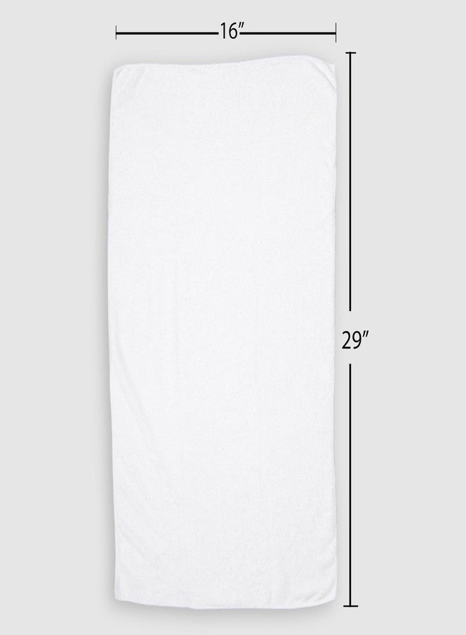 Fromm Softees Microfiber Hair Towels, Absorbent Salon Hair Towels for Hairstylists, Barbers, Spa & Gym, Fast-Drying, Ultra-Soft, Lint-Free, Multi-Purpose Towels, 16" x 29"- 10-Pack - White - Image 5